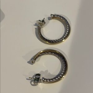 David Yurman hoop earring